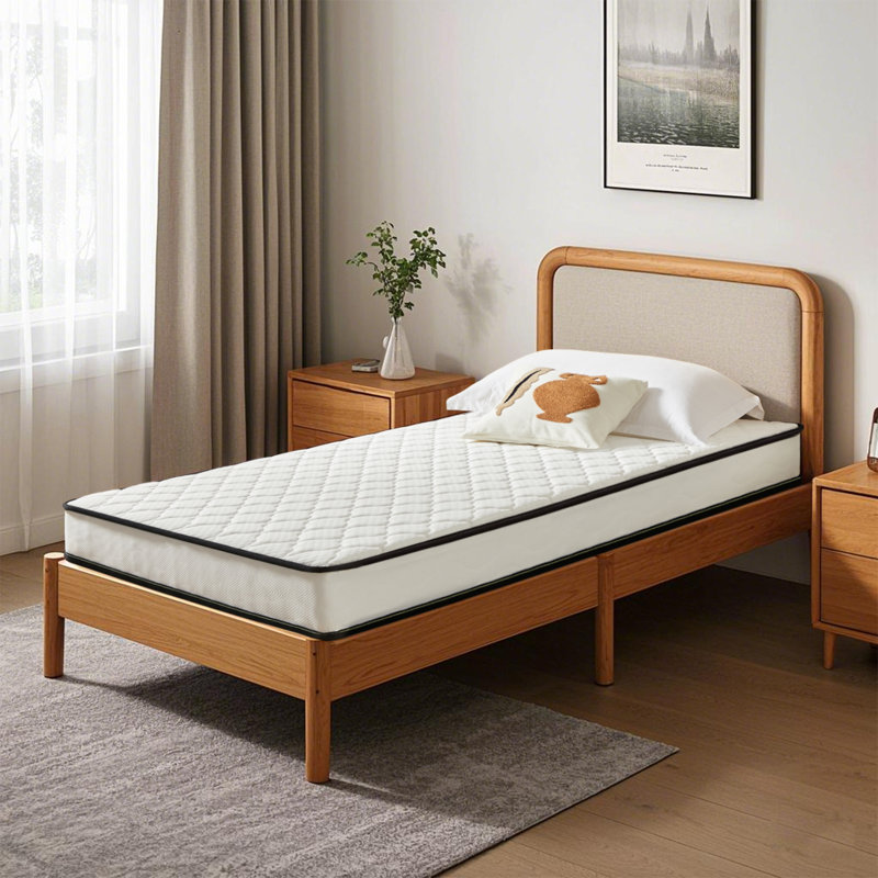 Wayfair Alwyn Home 6" Medium Euro Top Hybrid Innerspring Mattress, Twin