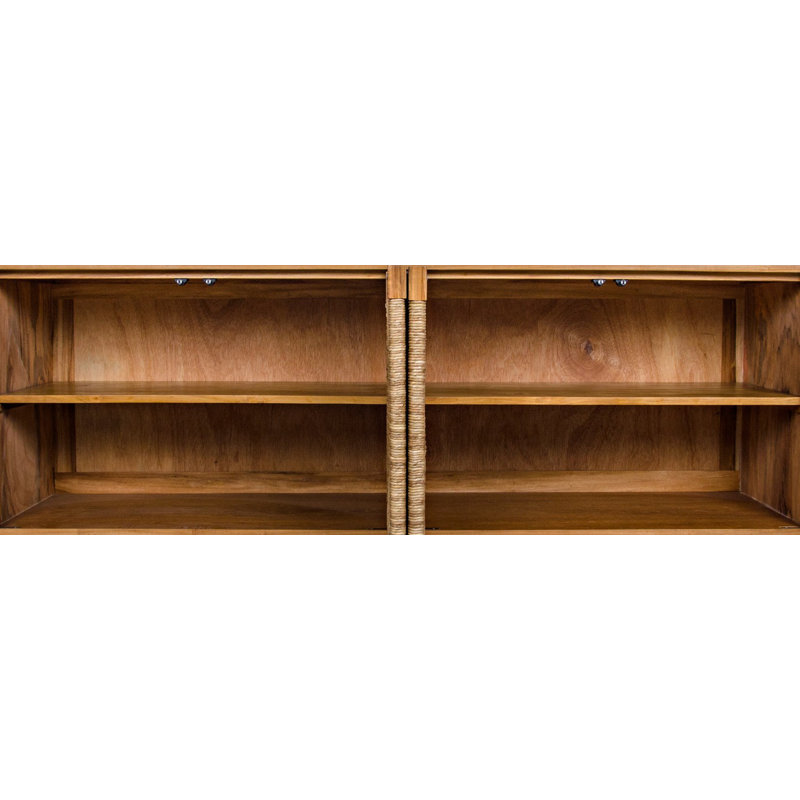 Brook Solid Wood Sideboard, Clear Coat Semi-Gloss Teak