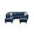 Faux Leather L-Shaped Sectional Left Hand Facing-81407051-87463986