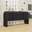 Wood Console Table with 4 Doors and Adjustable Shelves-462593662
