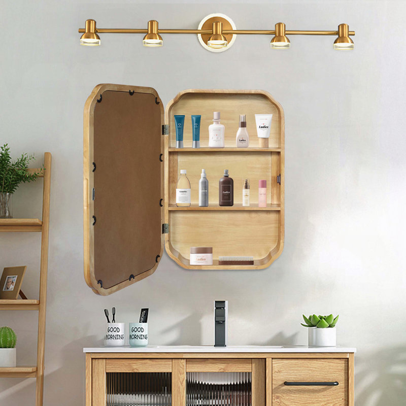 Armoire fonctionnelle en bois avec tablettes réglables 29,72 po x 19,69 po