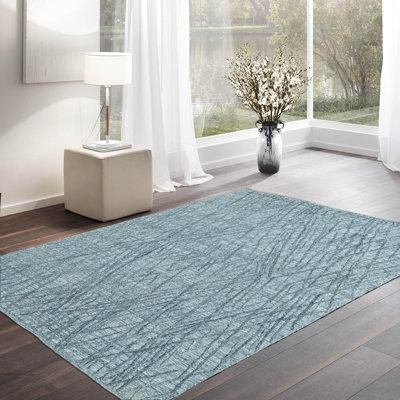 Rambow One-of-a-Kind 4'1" X 6'1" Wool Area Rug in Blue