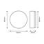 Philips LED Spray Ceiling Light 27K 12W IP44 Warm White