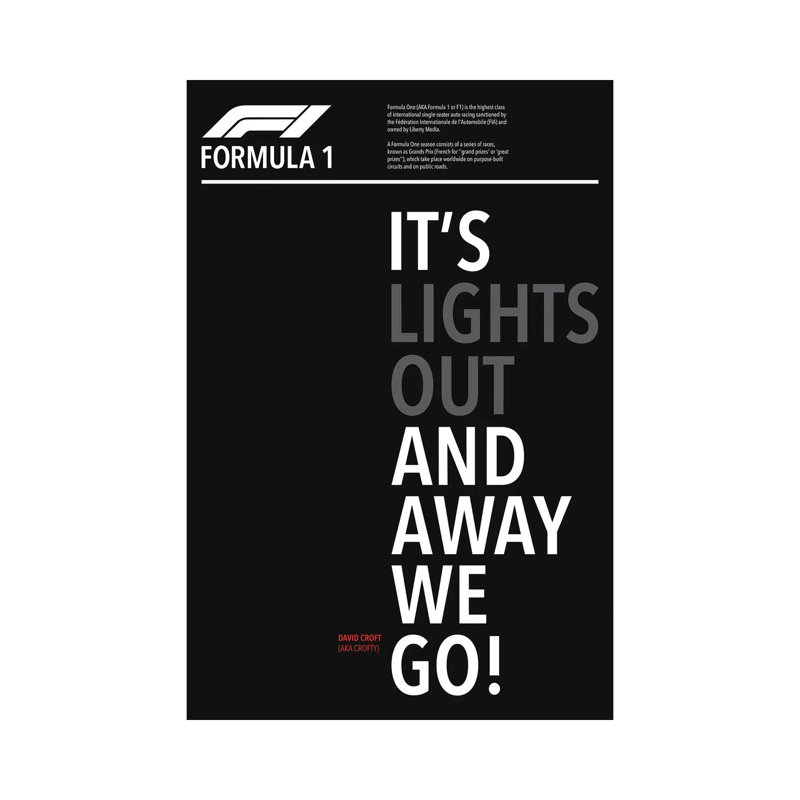 It's Lights out and away We Go - Wrapped Canvas Typography, 101.6 cm H x 66.04 cm W