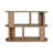 Loon Peak Janarius Low Oak Wood Effect Bookcase with Compact 2-Shelf Design for Living Room
