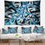 Tapisserie spiral fractal design-28504871