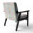 Multicolor Quilting Patchwork - Upholstered Patterned Accent Arm Chair