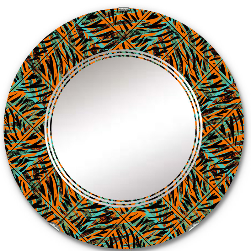Miroir mural Watercolor Tiger, 24 po x 24 po