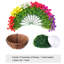 Panier à fleurs artificiel suspendu Eucalyptus-130022305