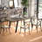 70.9'' Wood Dining Table in Walnut