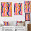 Rose et orange abstrait Boho Landscape III - impression d'art bohème-1018243864-1018243870