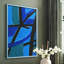 Impression sur toile «Invontract Blues II» - bois massif-1498642386-1498642390