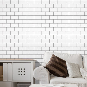 12" x 12" PVC Peel & Stick Subway Tile,Kitchen Backsplash