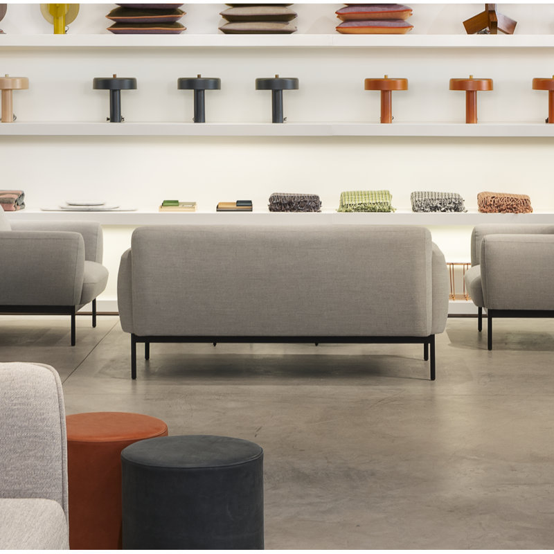 Puff Puff Sofa, 31" H x 87" W x 35" D, Puff Puff 87" Sofa-Maharam Mode in Society