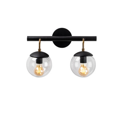 Wandfackel 2-flammig Moser aus Metall