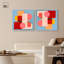 Abstract Blocks Set Canvas Contemporary Art by Art Remedy-111799782-111799789