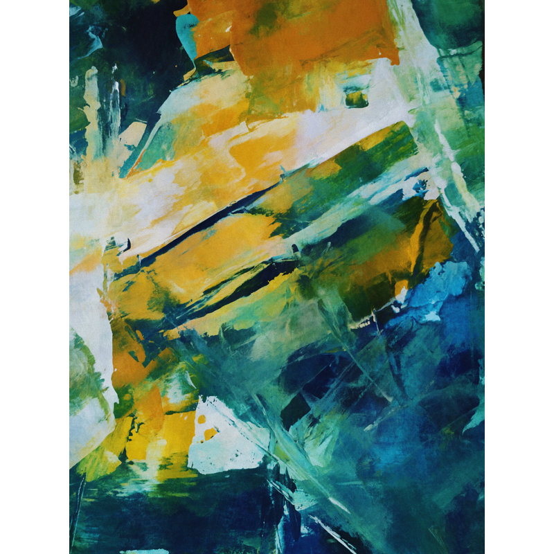 Random Brush Strokes Print by Angel Estevez, Wrapped Canvas, 32" H x 24" W 