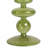 Sculptural Glass Candle Holder with Rounded Accent Base - Modern Tabletop Candle Holder for Coffee Table Display - Decorative Candle Stand Holder for Any Room - 7"-1486023608