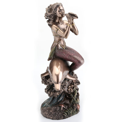 Figurine en bronze coulé à froid 8,27 pouces