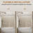 60" W X 57" H Soft-Close Double Sliding Shower Door With Finish, 1/4" Thick Tempered Glass, Dual Stainless Steel Handles, , Reversible For Space - Saving Bathroom Designs, Leakproof Design Magnetic