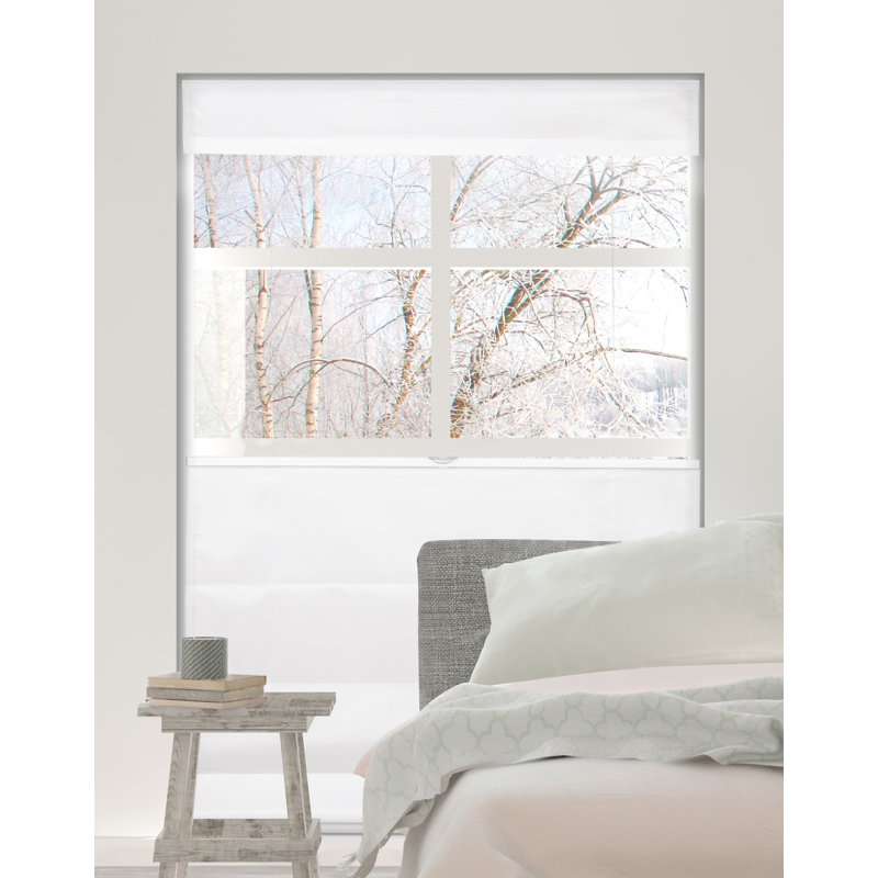 Semi Sheer Roman Shade, 22"W x 60"L