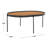 Mirrored Glass Top Coffee Table