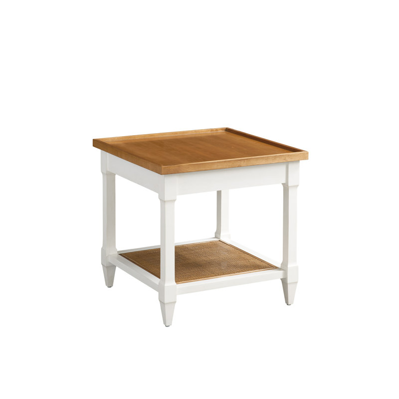 Table de bout Laguna Temple, Blanc