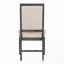 Ensemble de chaises de salle à manger de style rétro avec 4 chaises rembourrées-114326630