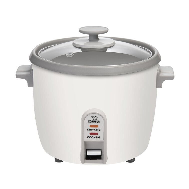 Salton 6 Cup Automatic Rice Cooker, 6 cups cooked / 3 cups Uncooked, Black,  Stainless Steel