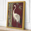 Crane Among Bamboo Japandi - Wrapped Canvas-723990250-723990263