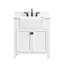 Abramowitz 30'' Freestanding Single Bathroom Vanity with Engineered Stone Top