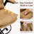 Ebern Designs Ergonomic Faux Leather Drafting Chair with Adjustable Footrest-1412997250