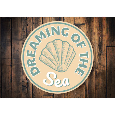 Panneau en aluminium «Dreaming of the Sea»