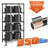 Nunzio 24'' W Metal Shelving Unit