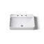 Vox Vitreous China Rectangular Vessel Bathroom Sink with Overflow-870115903-856925035