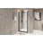 Half Frame Shower Door (Matte Black)