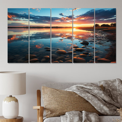 Delaware Coastal Landscape II U.S. States & Territories Wall Decor on Metal