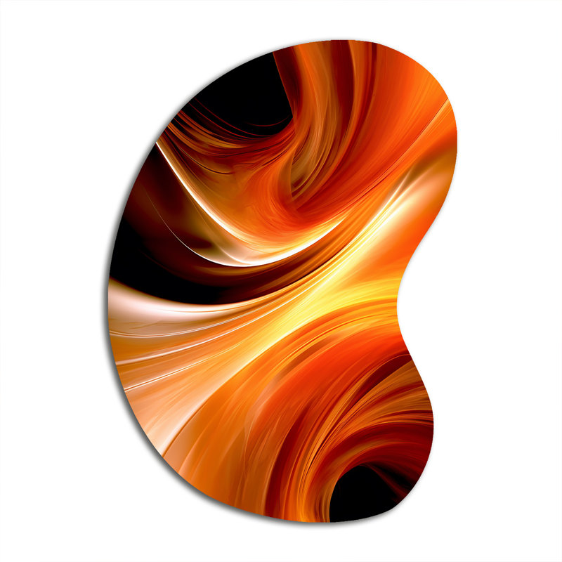Crisbel - Unique Shape Fractals, reproduction d'art asymétrique, H 31 po x l 22 po