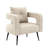 Modern Velvet Upholstered Barrel Chair-37906286