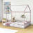 Full Metal House Bed-1599567125