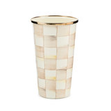 Mocha Check 20 Ounce Tumbler