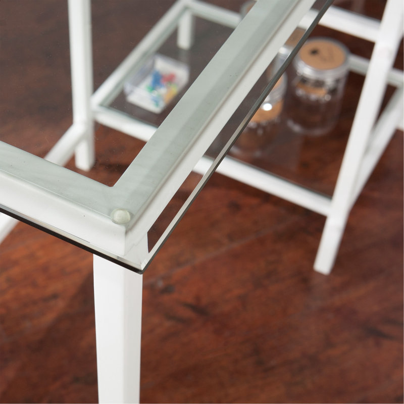 Bureau d'étudiant en métal / verre