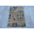 Classic Beige Wool Rug, Geometric Pattern 25.2x38.6 Inch Rug