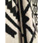 Tapis noir / blanc en laine tissé à plat à la main Treadaway-862005175