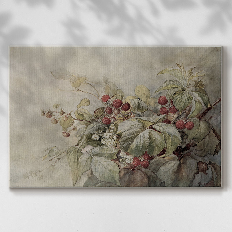 Motif floral rétro-Lxxiv-Cavas, 18 x 27