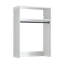 Système d'organisation mural en bois blanc Devi-1323028275
