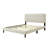 Fabric Queen Sized Upholstered Bed In A Box, Charging Feature, 84.9 In. Depth, 62.18 Width, 43.67 Height, 72.75 Lb Weight Box With , Headboard, Heavy