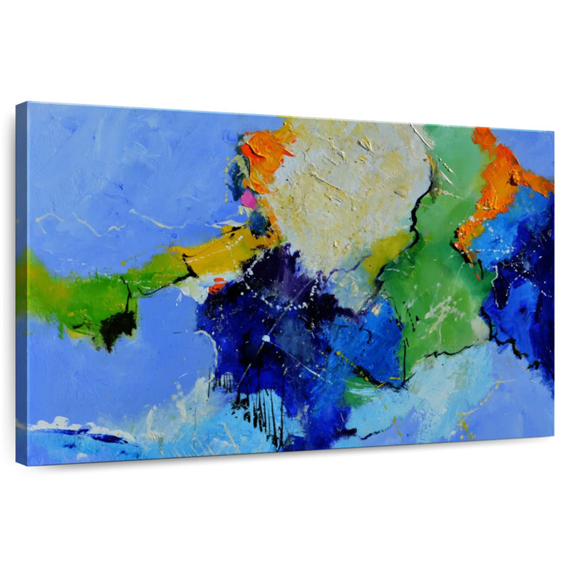 Avery Blue Heart Abstract