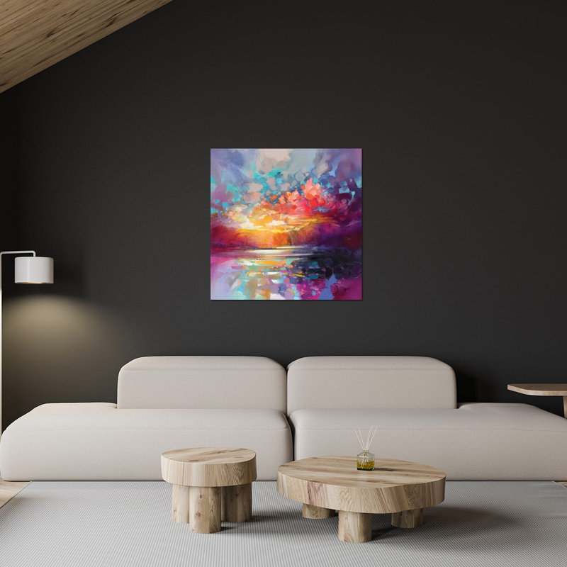 «Skye Fragments» par Scott Naismith - peinture sans cadre, H 24 po x l 24 po x P 0,25 po