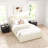 Ciaran Braesyn Platform Bed Frame Boucle Upholstered Headboard and Wooden Slats Support, No Box Spring Needed-31201444-31201440